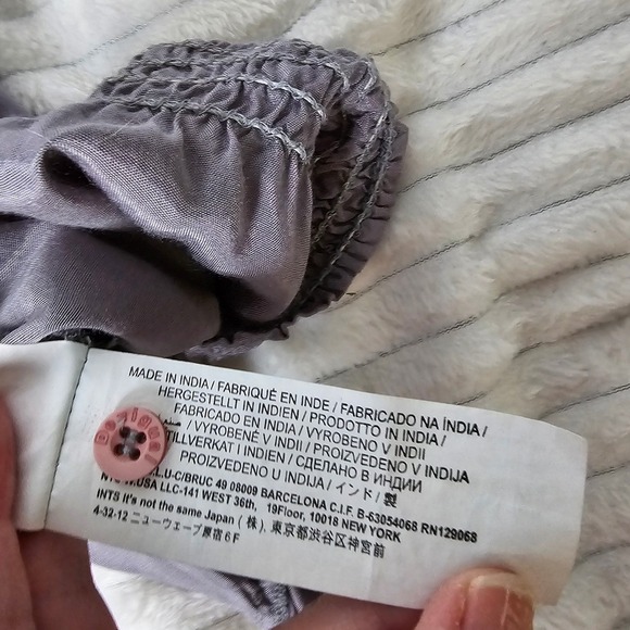 Desigual Colorful Bird Floral Print Button Up Shirt Blouse Bohemian Women XS - Picture 14 of 16